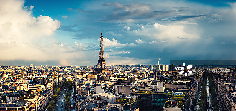 巴黎城市景观图片素材