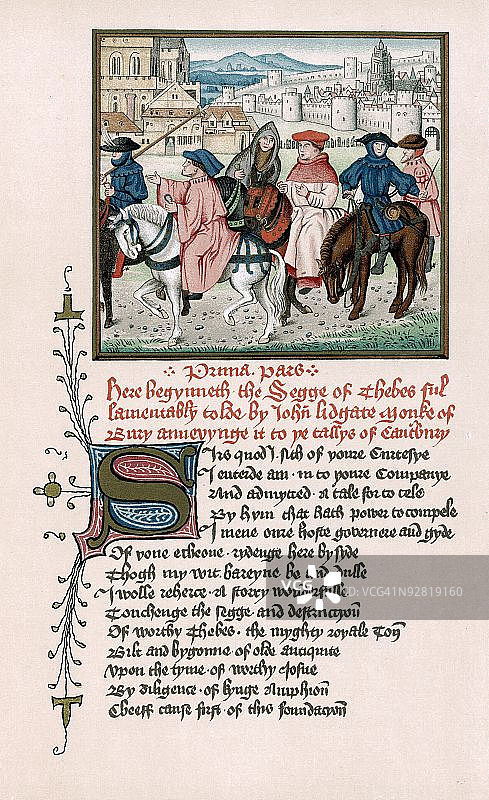 15世纪的手稿图片素材