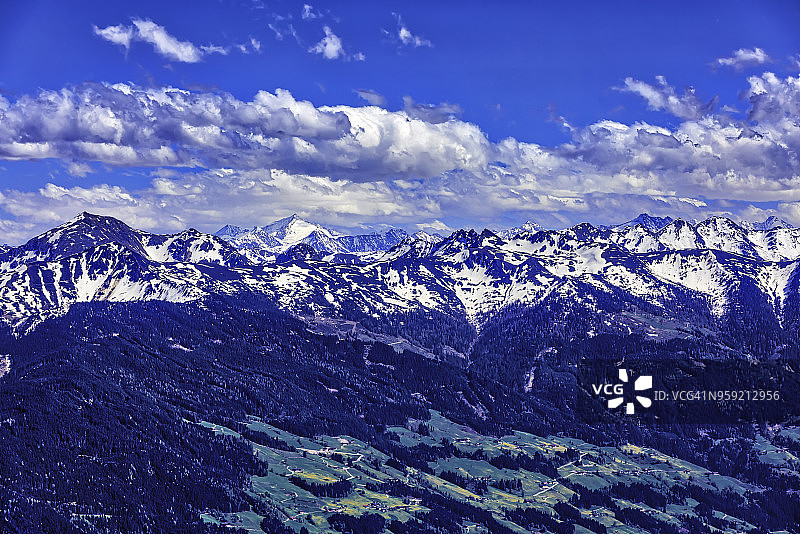 阿尔卑斯山全景(HDRi)图片素材
