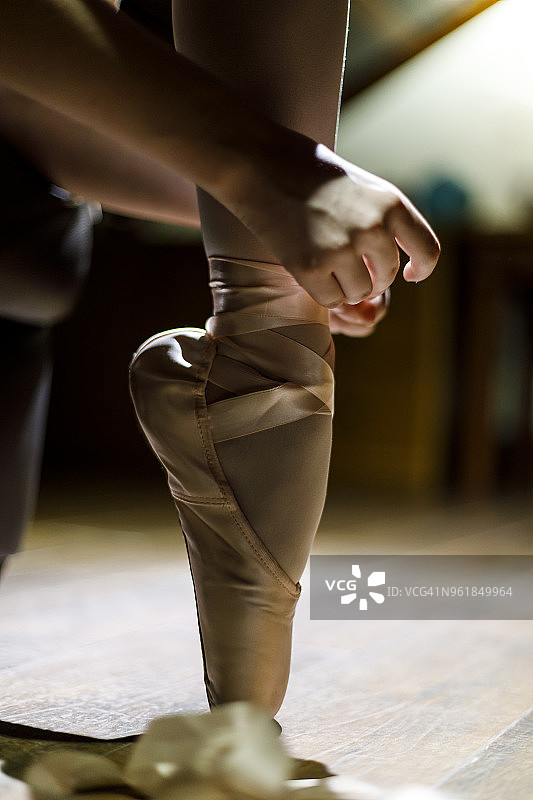 年轻的巴西女孩跳芭蕾舞图片素材