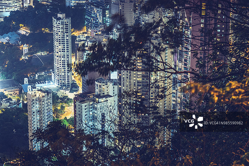 香港现代照明建筑图片素材