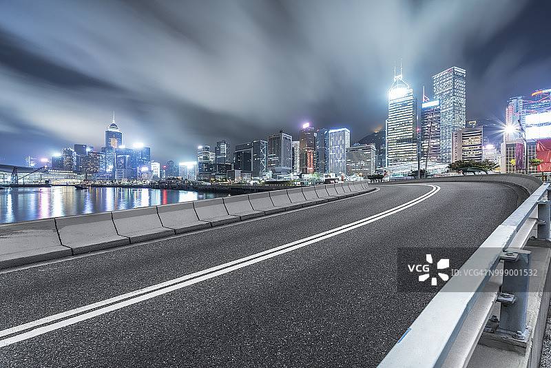 空无一人的道路,香港图片素材