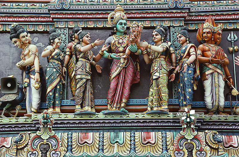 印度教寺庙雕塑图片素材