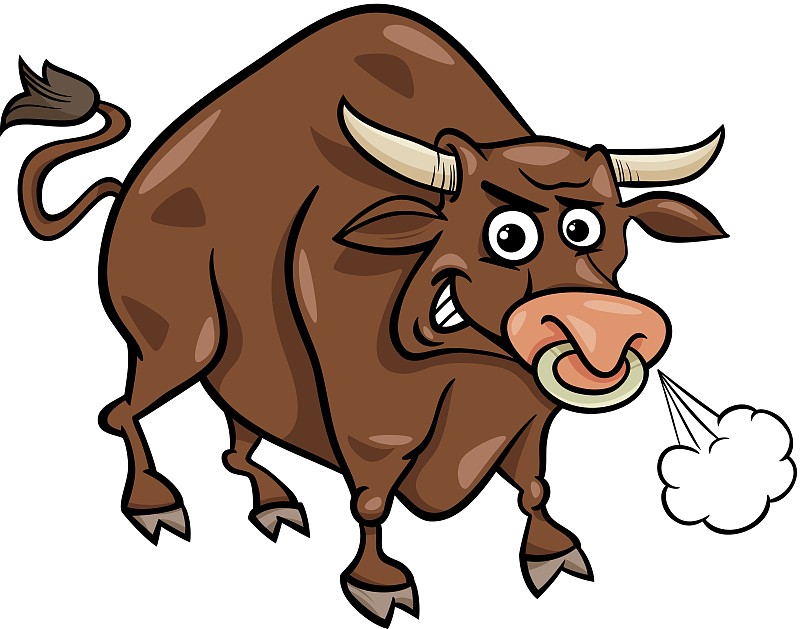 牛的卡通图案搞笑图片图片