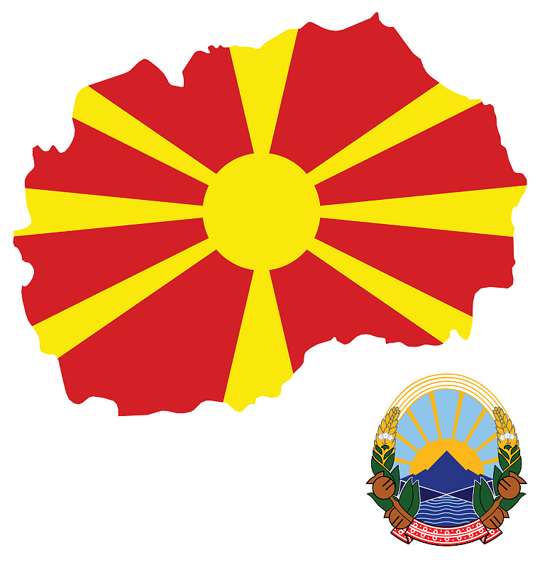 马其顿帝国国旗图片
