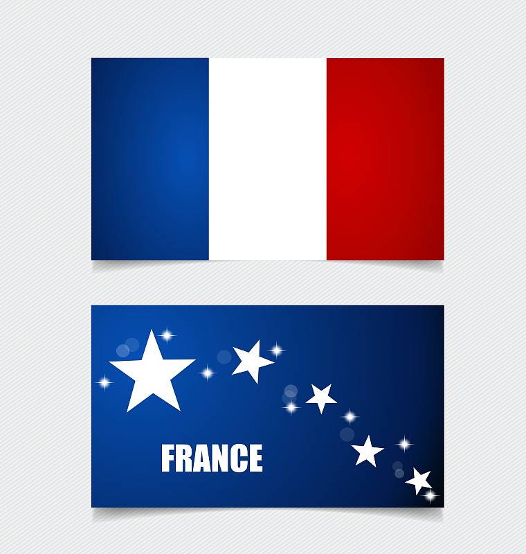 法国国旗概念设计图片