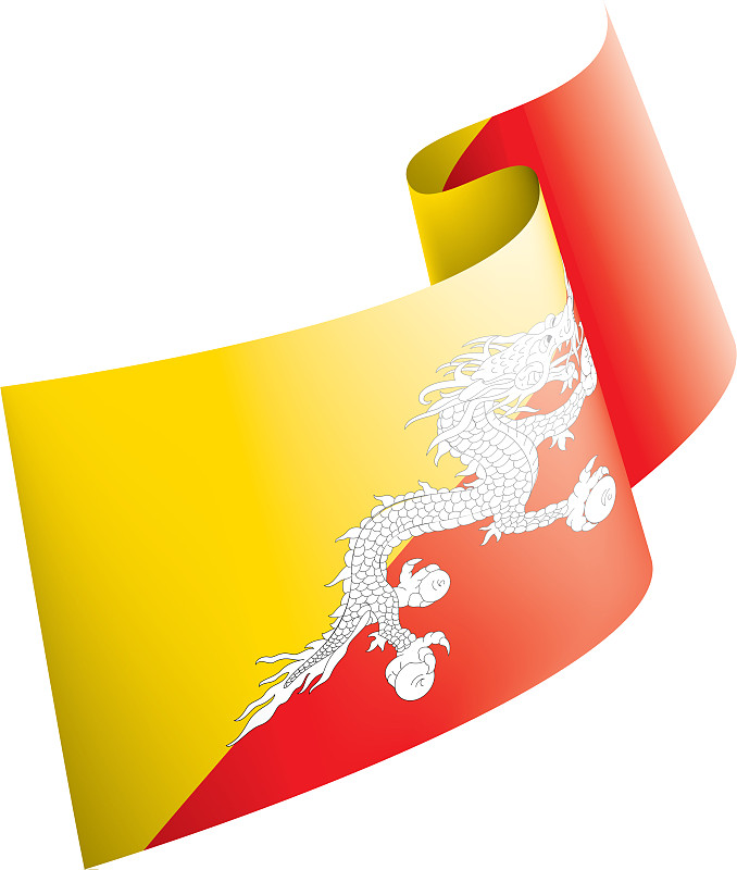 不丹国旗图标图片