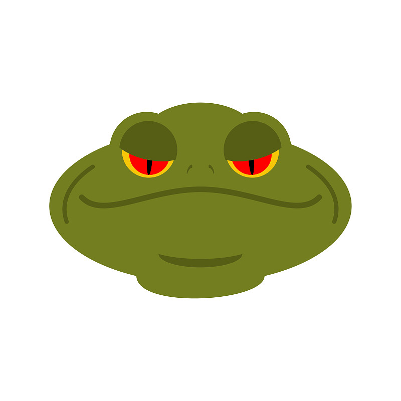 蛙状脸图片