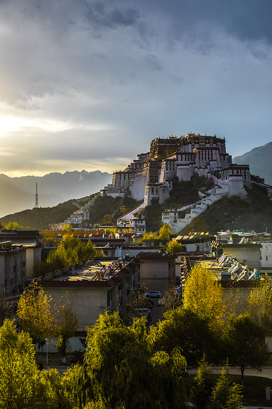 西藏拉萨布达拉宫风光图片下载