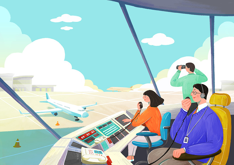 飞机客运服务与航空旅行概念插图010图片下载