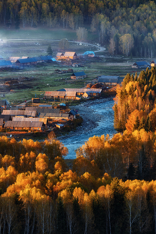 新疆丨禾木之秋图片素材