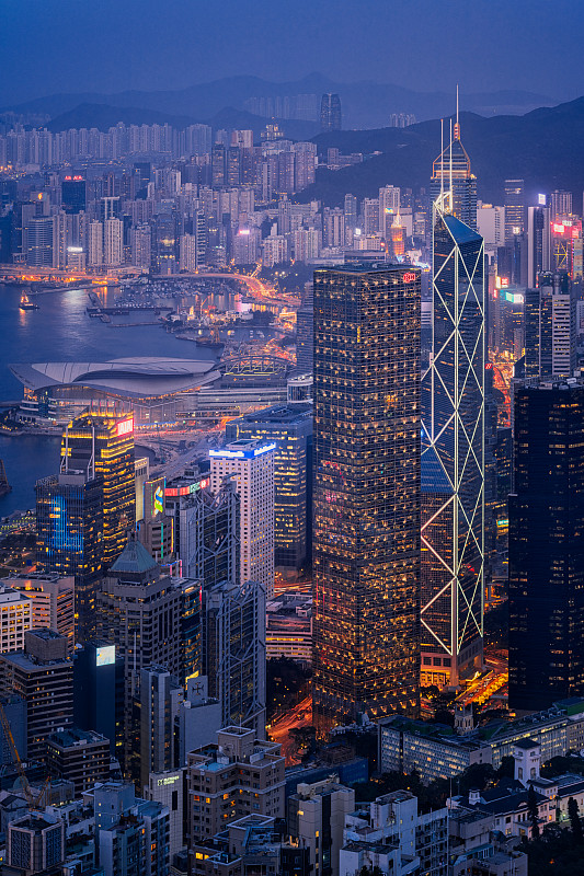 香港城市夜景图片下载