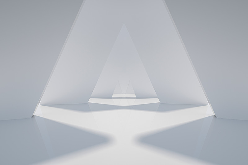 3D现代抽象简洁空间背景图片下载