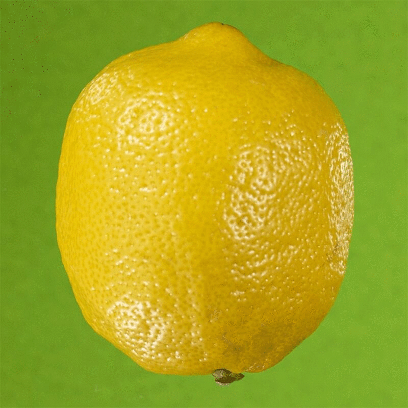 分解柠檬与绿色背景，停止运动效果图片下载