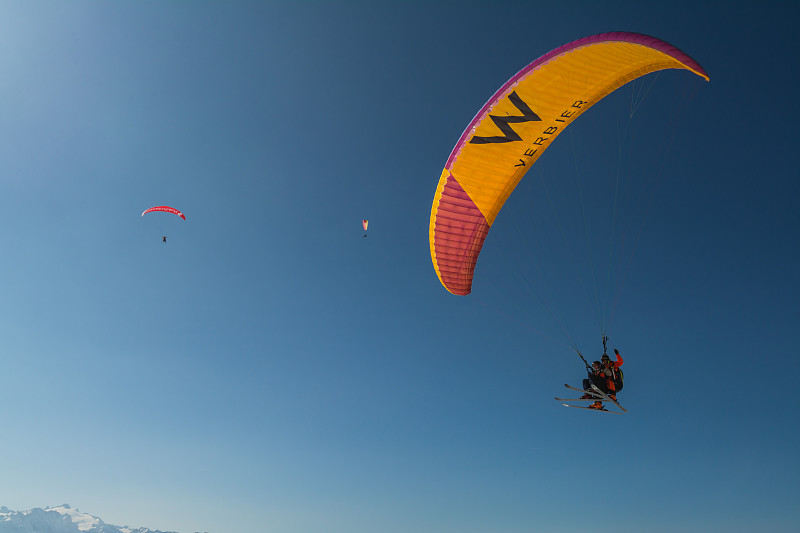 瑞士Verbier跳伞图片下载