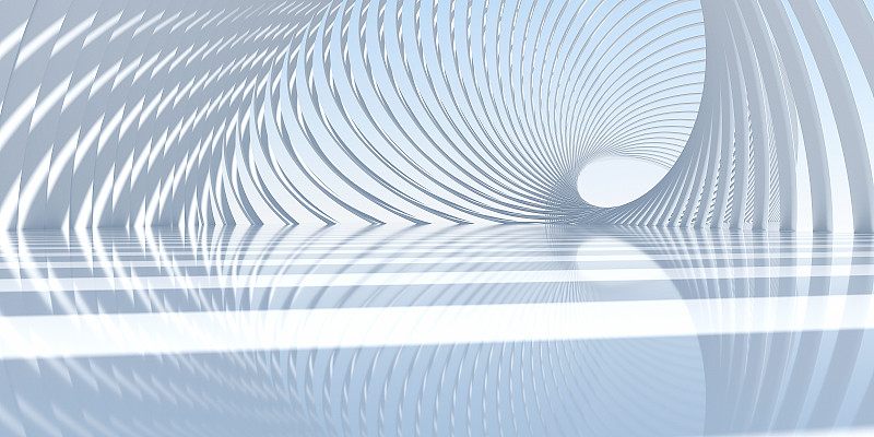 3D未来抽象拱门空间背景图片下载