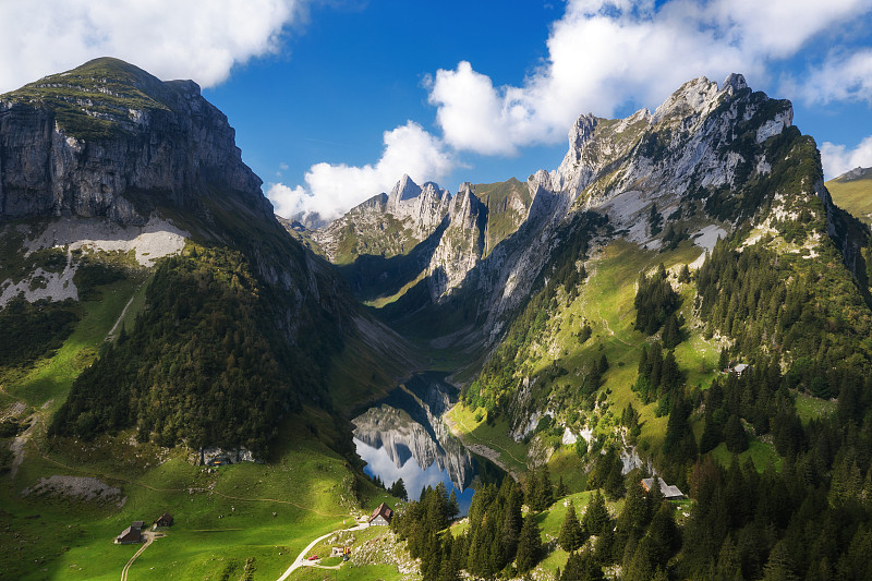 瑞士阿尔卑斯山图片素材