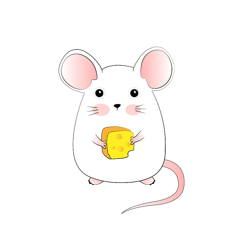 小白鼠漫画图片