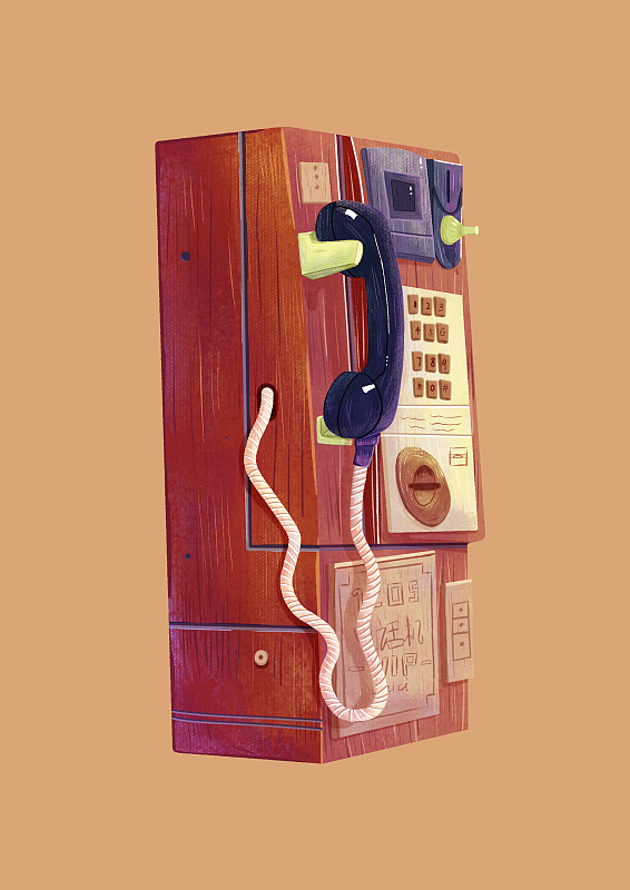 复古民国电话机图片素材