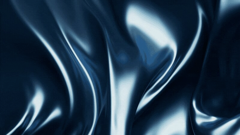 抽象蓝色流动布料背景3D渲染图片下载
