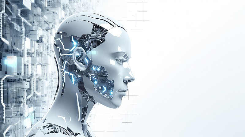 【AI数字艺术】脑机接口与大数据传递的机器人图片下载