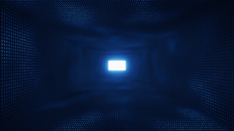 数字科技隧道背景3D渲染图片下载