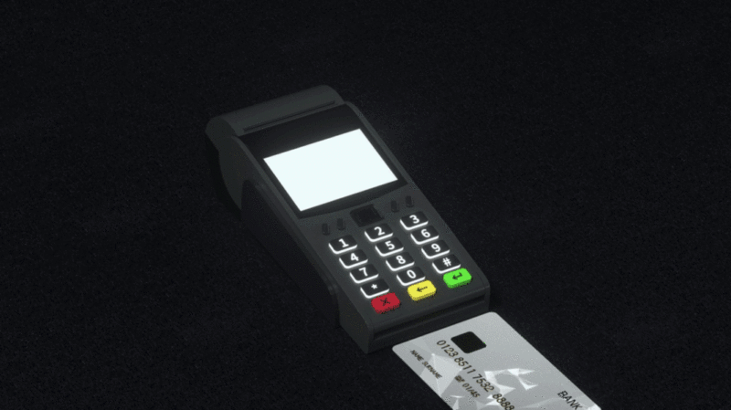 银行卡刷卡过程模拟图片下载