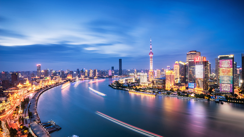 高清上海城市地标风光图片下载