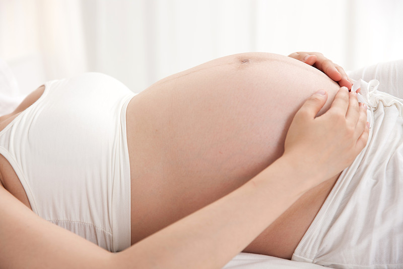 孕妇腹部图片素材