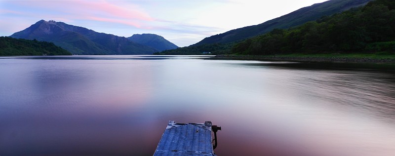 神奇的苏格兰湖图片素材