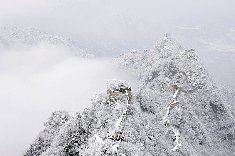 长城雪景图片下载