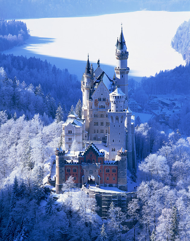 德国新天鹅城堡风光图片下载