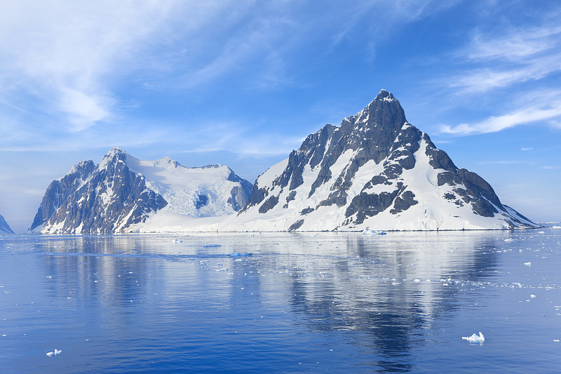 南极勒梅尔海峡雪山图片下载