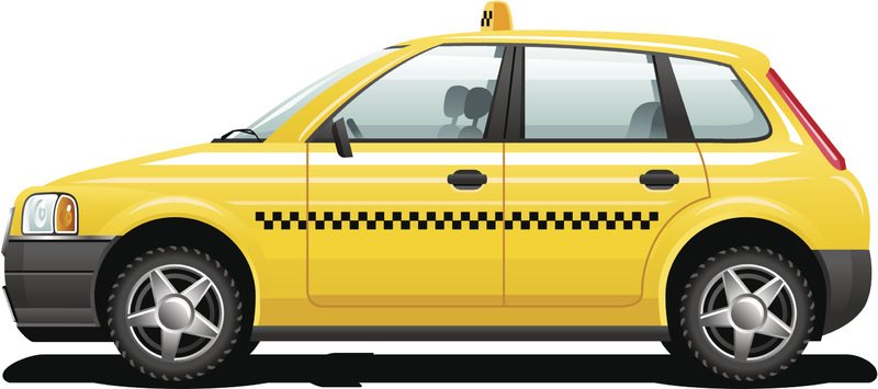 黄色的出租车图片下载