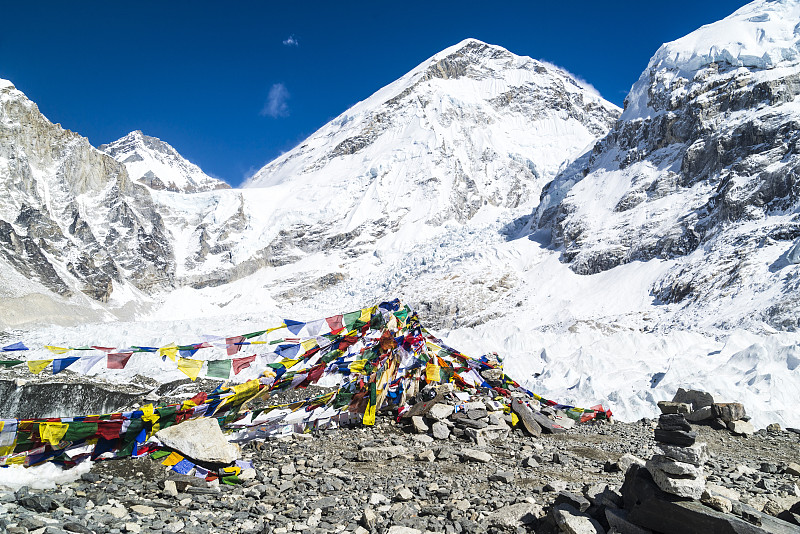 珠峰大本营，珠峰徒步，尼泊尔图片下载