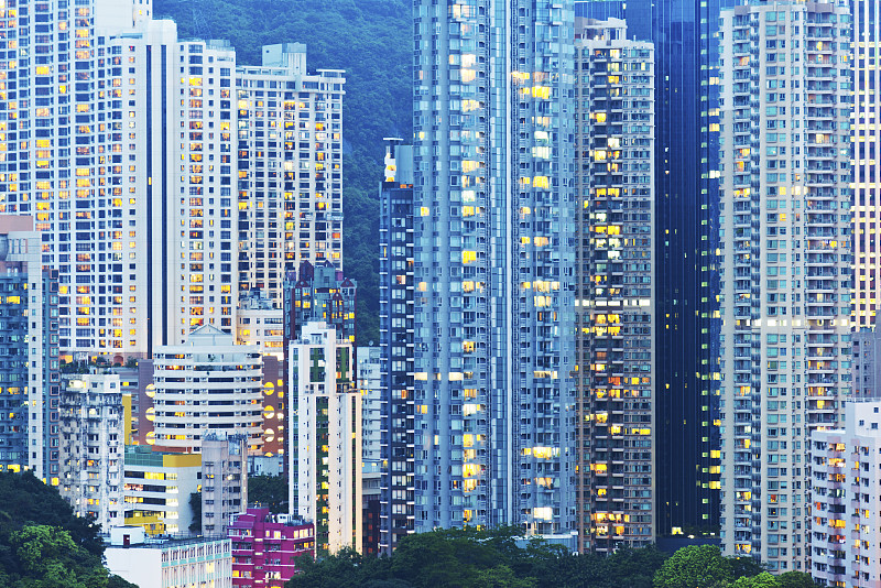 香港的天际线图片下载