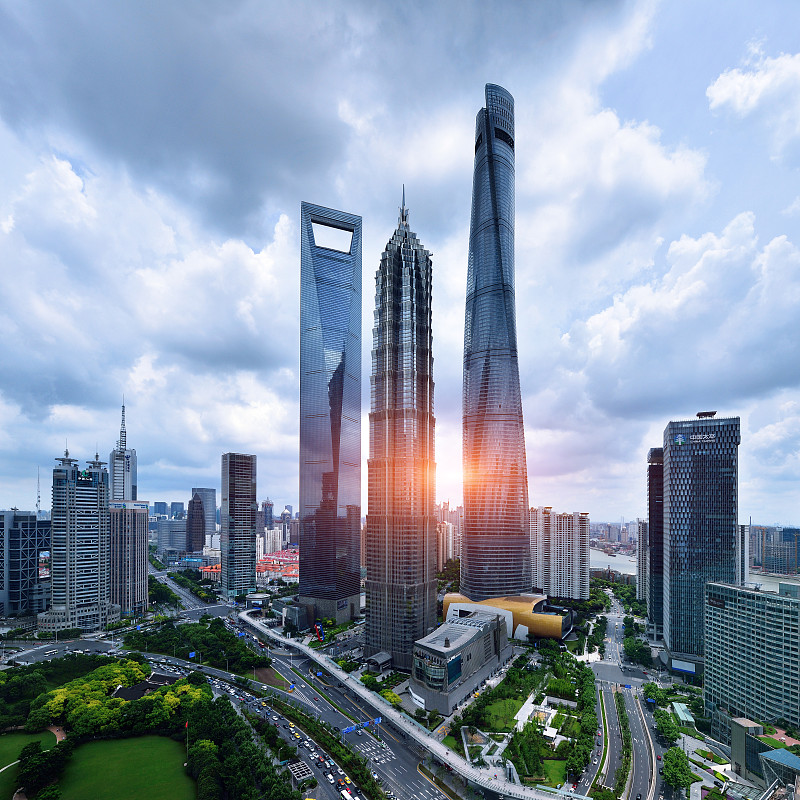 上海标志性的摩天大楼图片下载