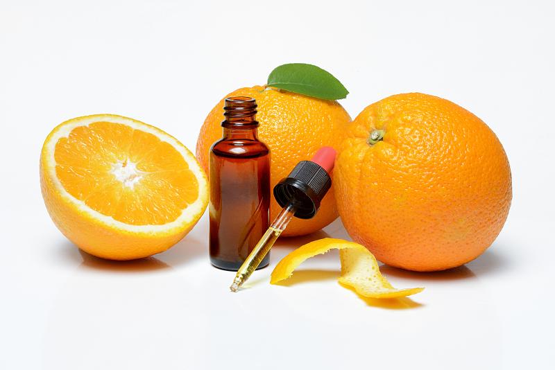 柳橙，带皮对半，柳橙油，吸管装瓶，德国图片下载