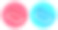 玻璃保护膜。圆形图标与长阴影在红色或蓝色的背景图标icon图片