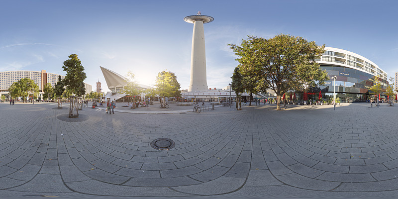 360度柏林亚历山大广场景观图片下载