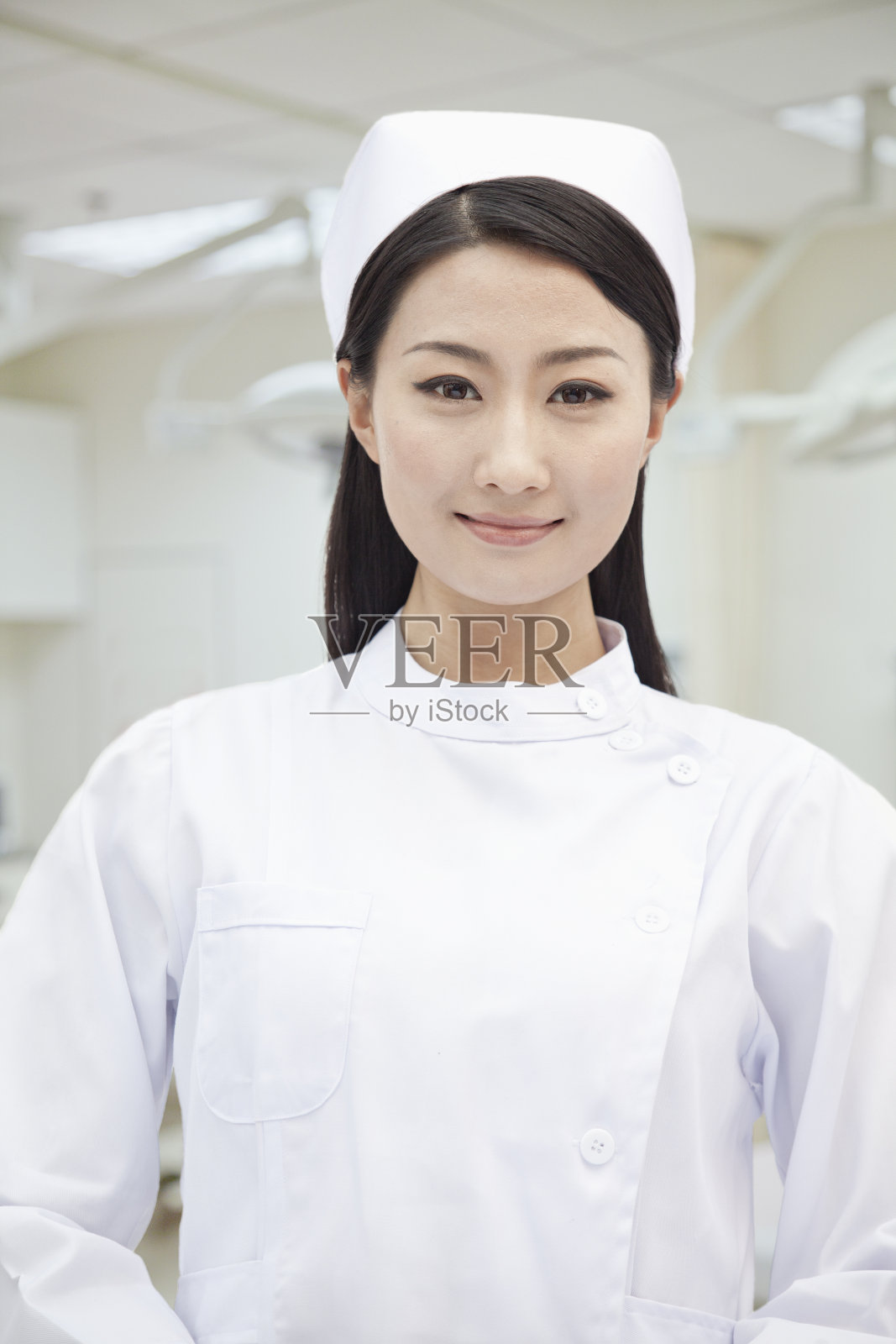 中国护士的肖像照片摄影图片