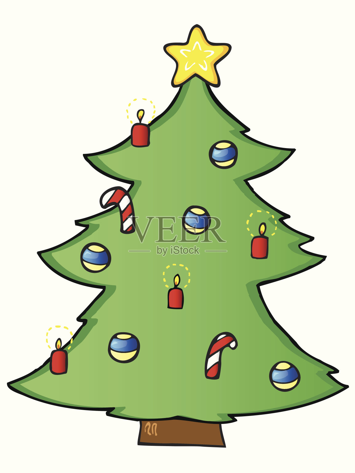 圣诞树设计元素图片