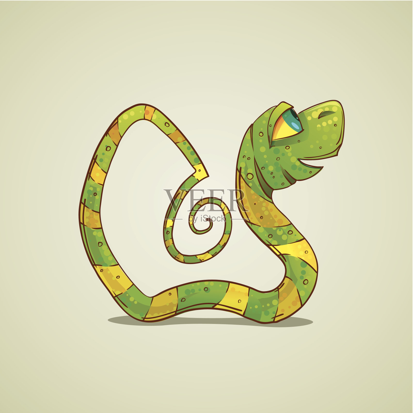 青蛇设计元素图片