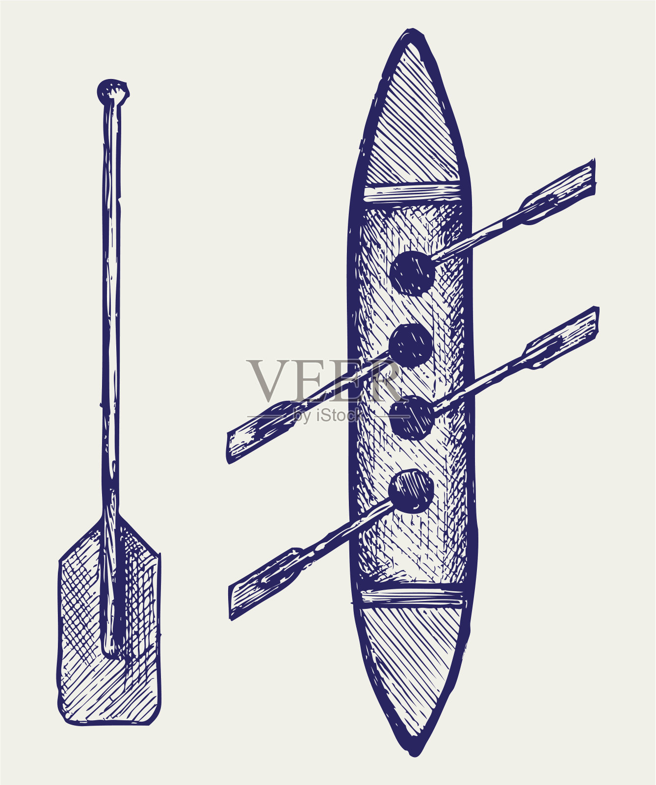 桨的插图插画图片素材