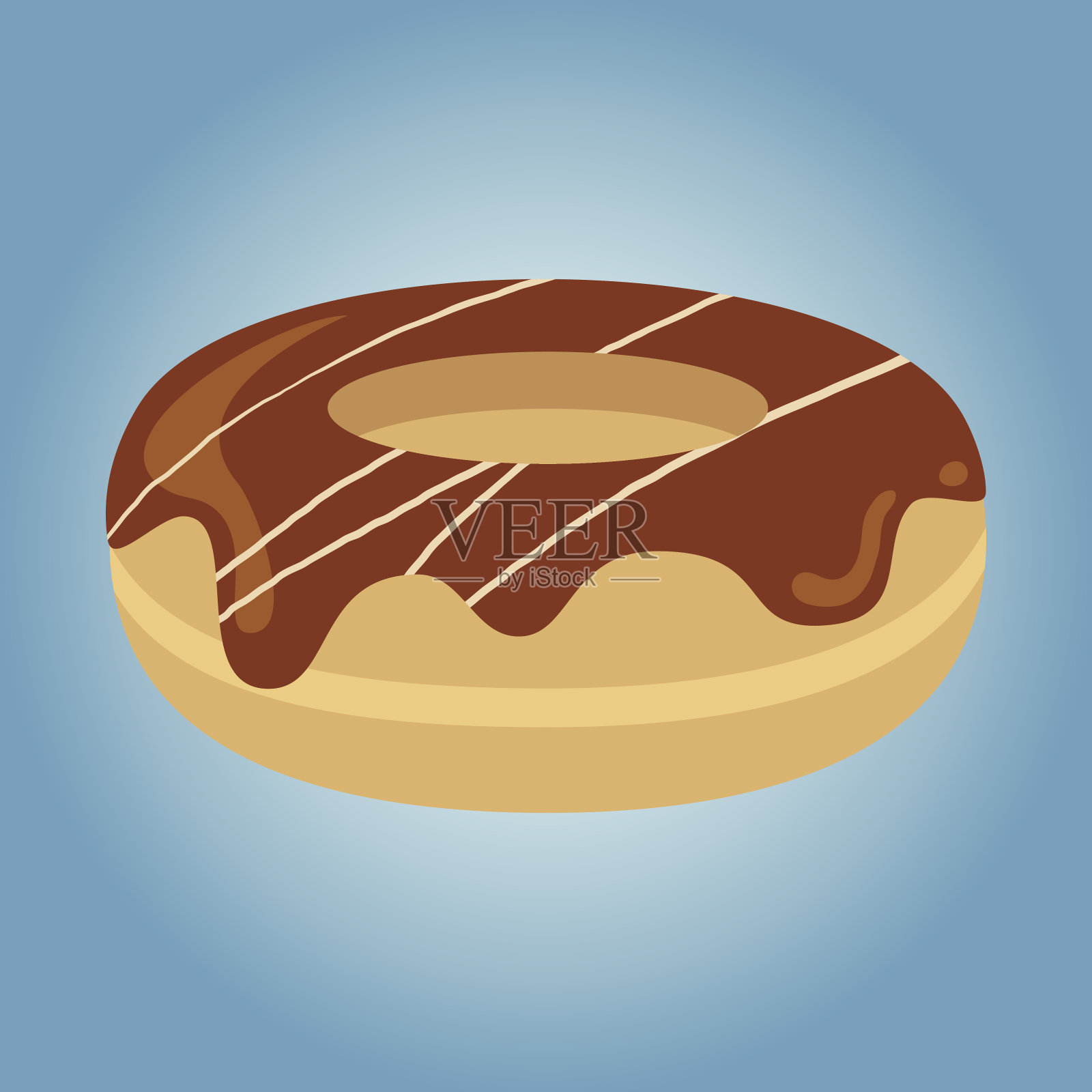 矢量图的甜甜圈设计元素图片