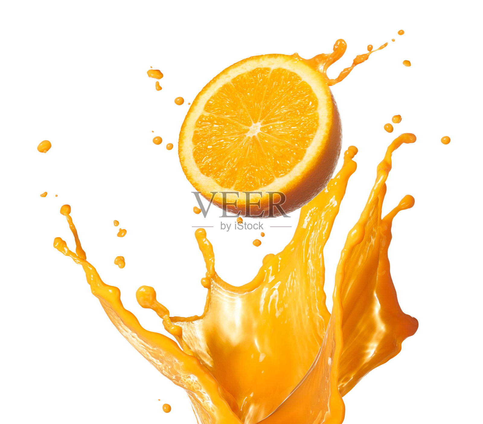 溅橙汁照片摄影图片