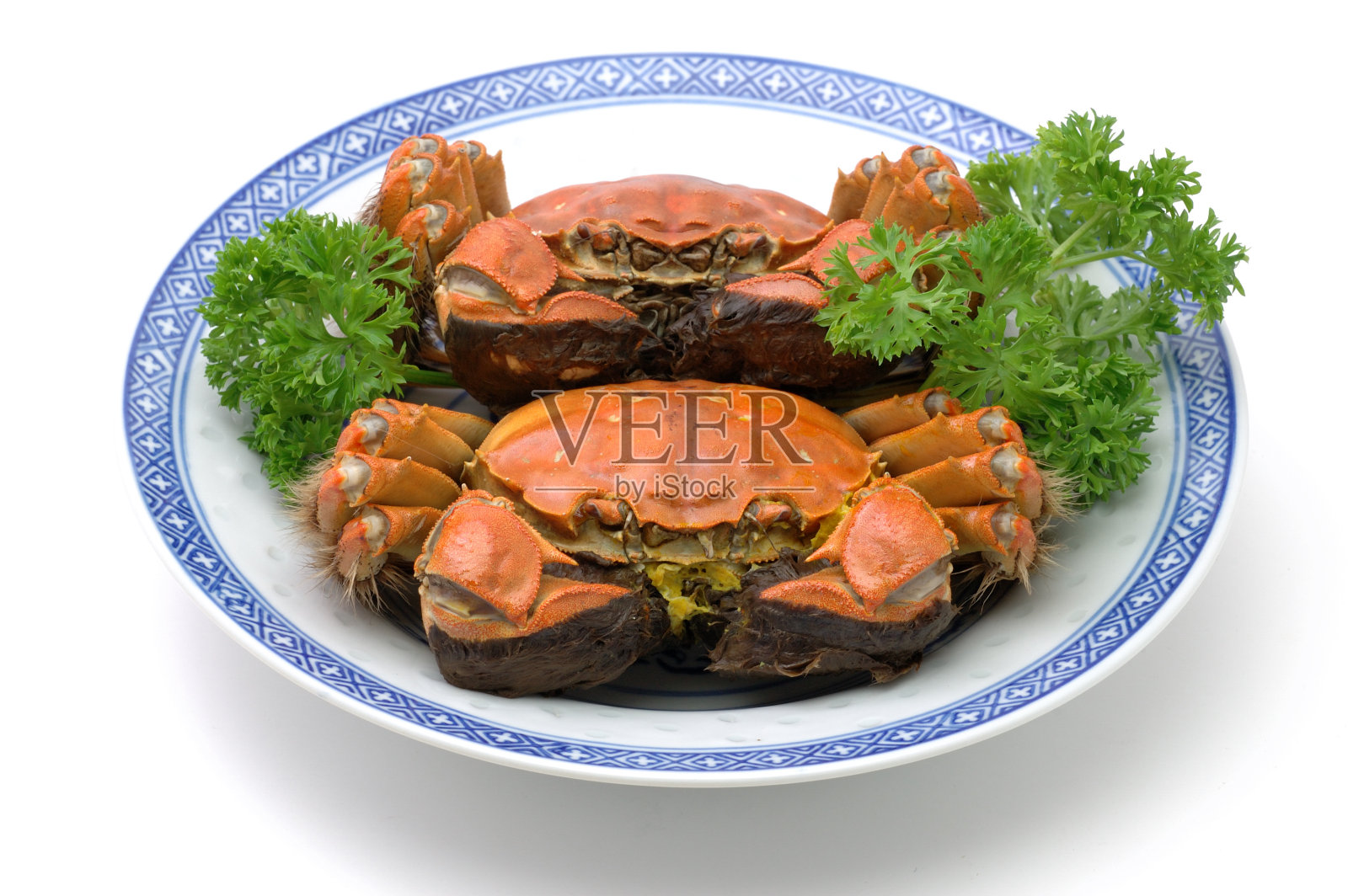 上海蒸螃蟹照片摄影图片