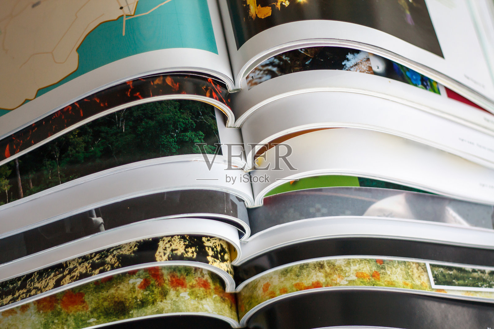 堆栈的杂志照片摄影图片
