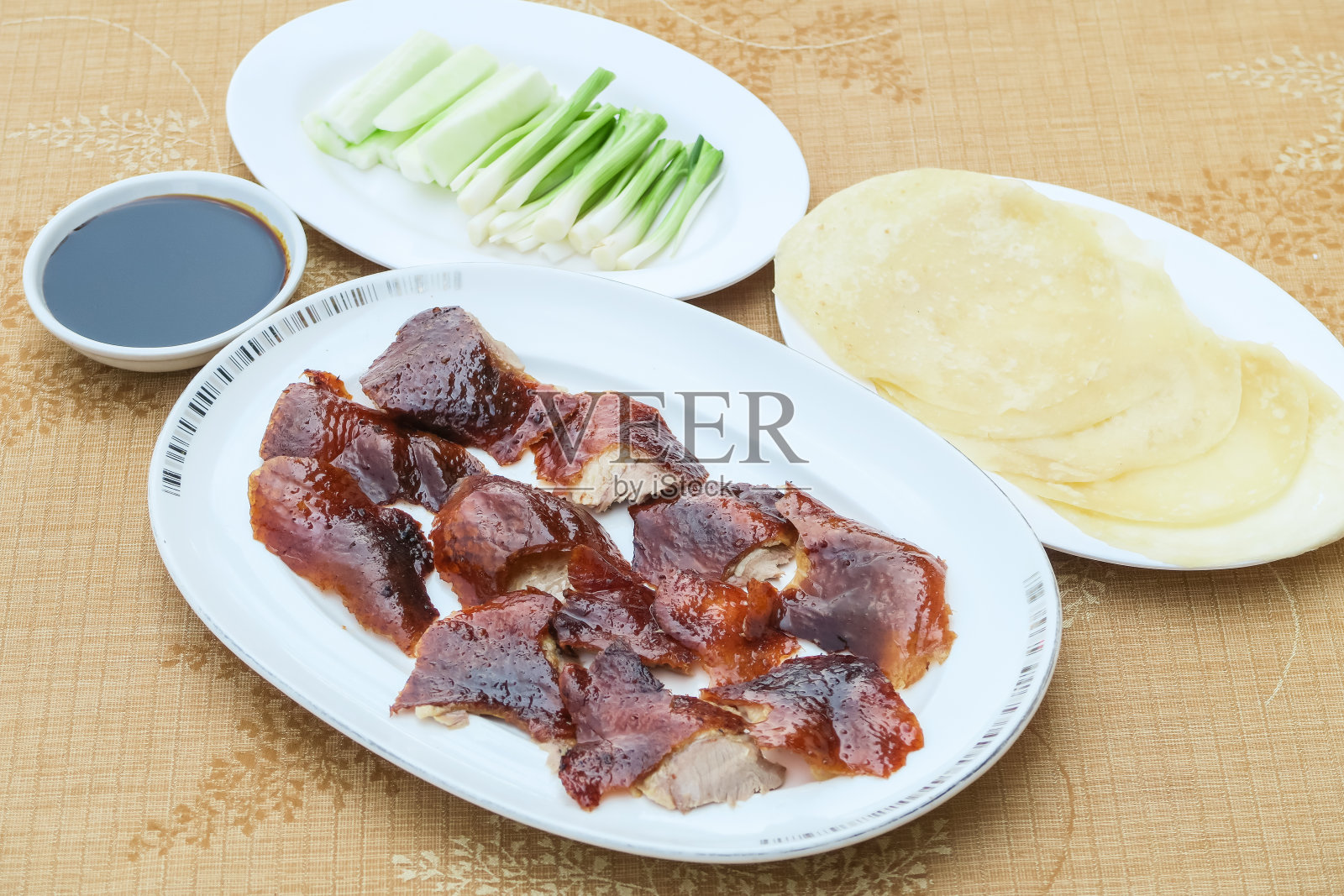 北京烤鸭套餐照片摄影图片