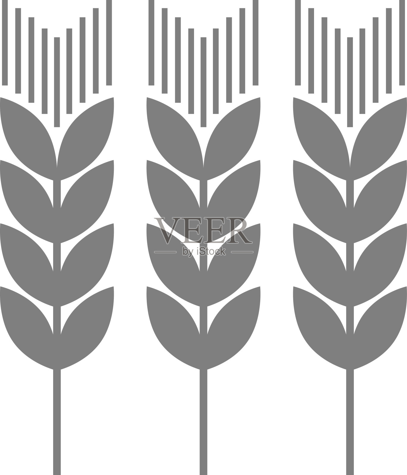 灰色农业图标插画图片素材